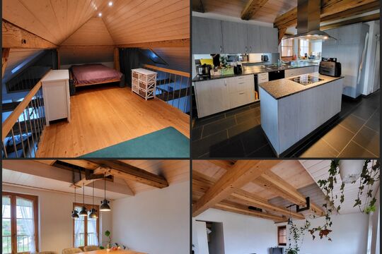 Cozy 3-Room Attic Apartment in Tägertschi Available March 2027