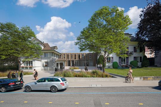 Referenzbild Gemeindehaus Standort Neue Bahnhofstrasse 4 und 6