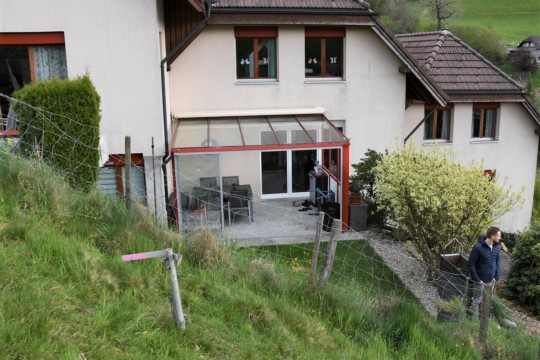 Blick vom Balkon