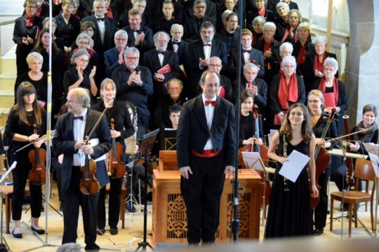 Kirchenchor Biglen Dirigent mit Martin Studer Adventskonzert 2016