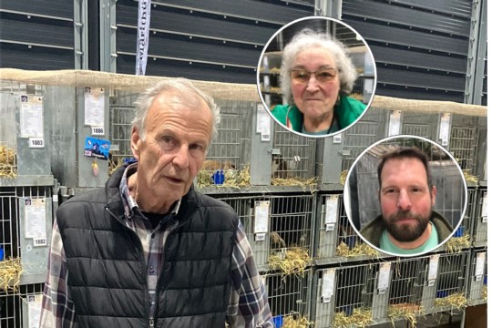 Urs Bärtschi mit seinem Mister Bern-Jura, oben Barbara Krähenbühl, Christian Schlüchter als Championssieger