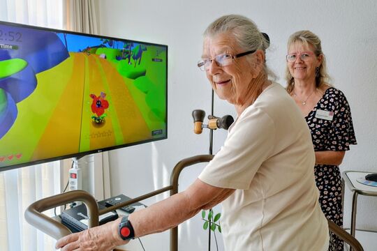 Adelheid Bigler auf Senso Dividat