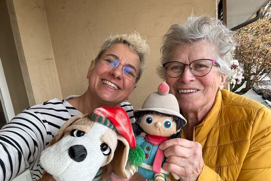 Schirmwelt Rita und Margrith