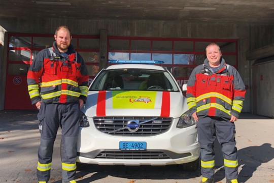 links Thomas Stucki, rechts Stefan Bill
