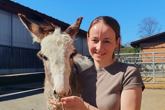 Bild Leana Wabers steiler Start  