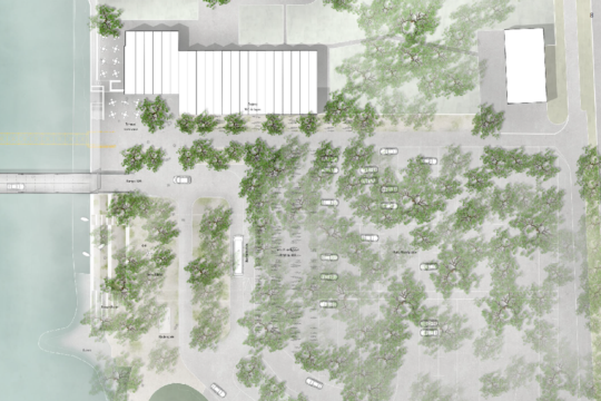 Vorplatz Badi Münsingen_Visualisierung