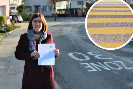 Settlen Fussgaengerstreifen