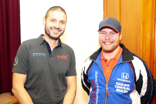 neue Vorstandsmitglieder vlnr Bernhard Ledermann und Florian Zaugg