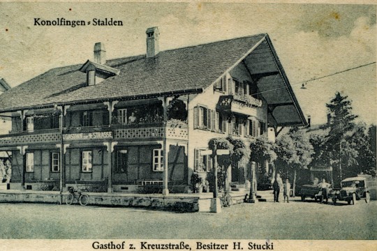 F 7 AK 247 Kreuzstrasse 1927 b