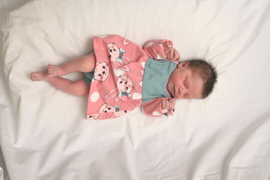 Als letztes Juli-Bébé la, Amelie Sofie von Obergoldbach zur Welt. (Bild: zvg)