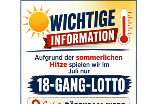 Bild Mittwoch: 18-Gang-Lotto im B&auml;rensaal