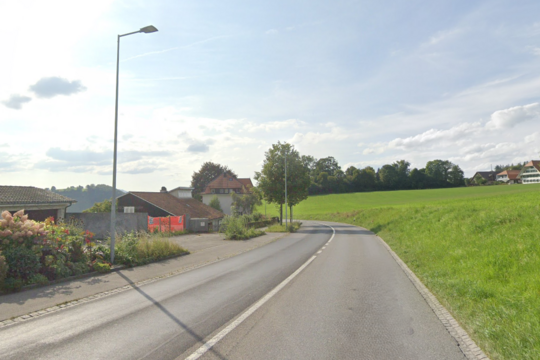 Bild Durchfahrt durch Worb wegen Bauarbeiten erschwert