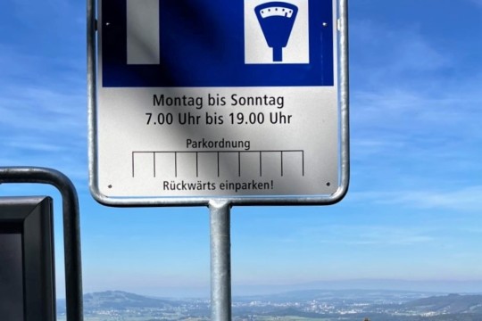 rückwärts parken