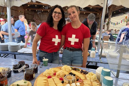 Bild 1.-August-Brunch auf dem Hubehof in Oberdiessbach