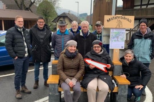 Das Projekt-Team Mitfahrbänkli