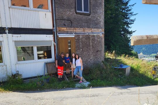 Containerhaus mit Familie Scheidegger