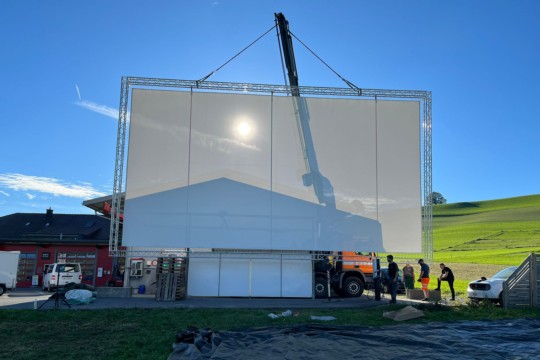 Autokino Leinwand