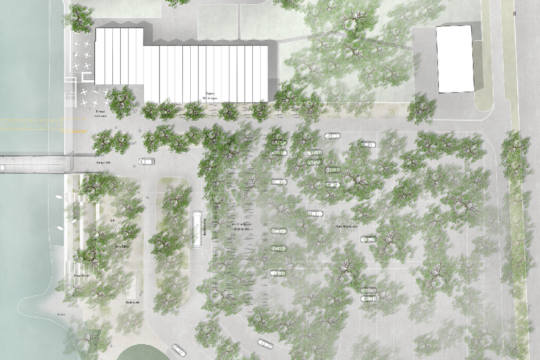 Vorplatz Badi Münsingen_Visualisierung