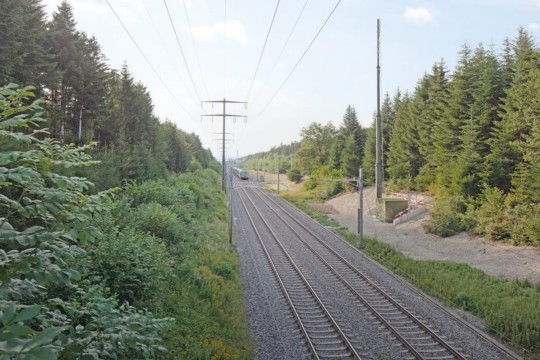 Blick Richtung Guemligen im Hueenliwald – Foto. 