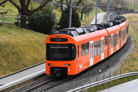 Bild Beim Bremsen wird der Zug zum Stromlieferanten