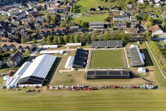 Bild Aufbau liegt vor dem Zeitplan