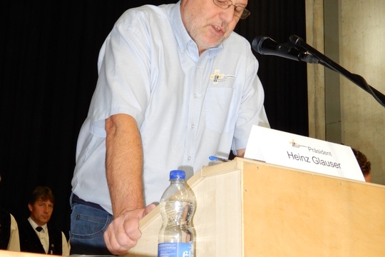 EMHV4 Emmentaler Präsident Heinz Glauser leitete eine problemlose Versammlung