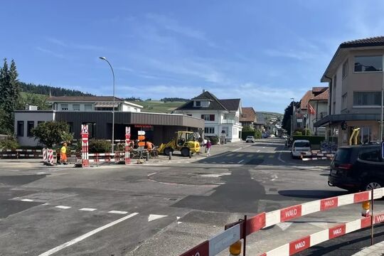 Bild Bauarbeiten sorgen f&uuml;r Strassensperrung