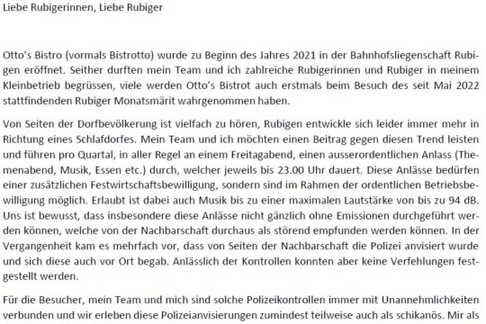 Offener Brief