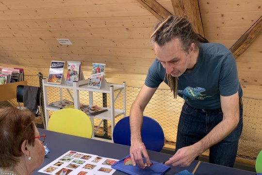 Stefan Biedermann zeigt wies geht