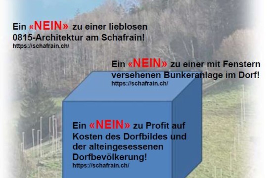 Flyer Schafrain