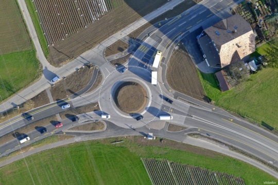 Kreisel Oppligen Luftbild