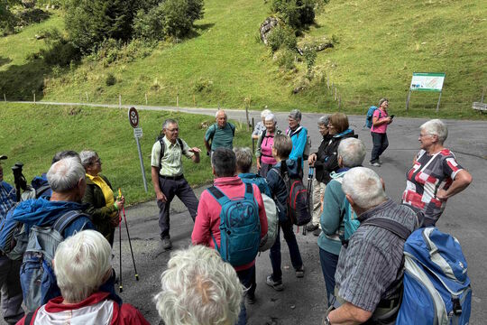 Info bei der Grönhütte