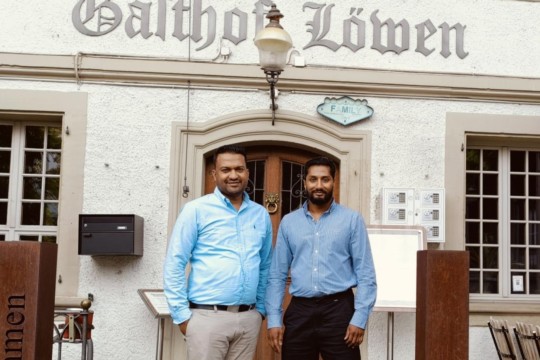 Worb Gasthof Loewen Vinothan und Pratheepan Cut