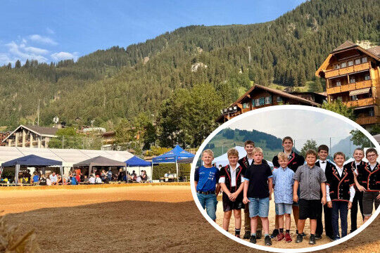 Bild Regionale Buben holen sieben Zweige