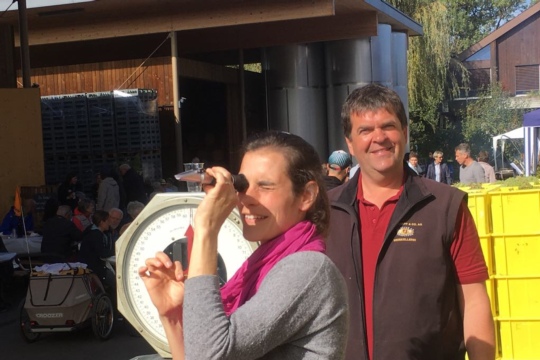 Barbara Waber mit Herbert Riem