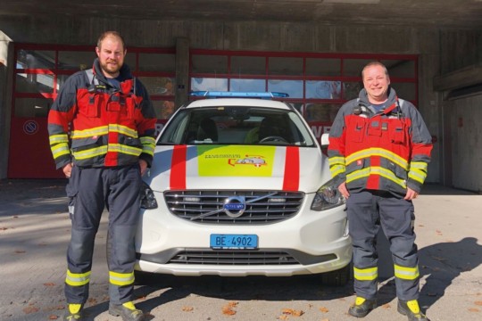 links Thomas Stucki, rechts Stefan Bill