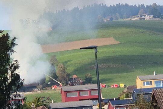 Brand Biglen Feuerwehr