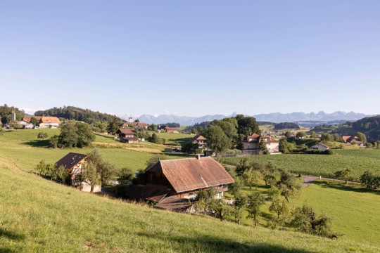 Landschaftsbild nahe Dorf Vechigen