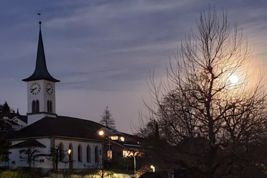 Kirche Grosshöchstetten Nacht