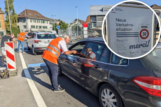 Dorfplatz Mnsingen Verkehrsregime-High-Quality