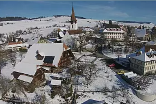 Biglen Dorf Winter