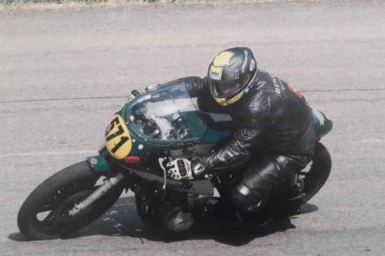 Urs Bigler im Rennen in Gaschney