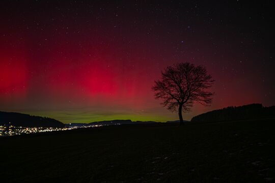 Bild Polarlichter &uuml;ber der Region