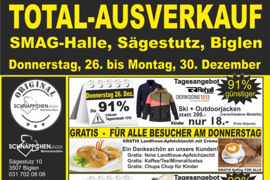 Flyer Web Vorderseite Lagerverkauf Biglen Dez. 19.jpg