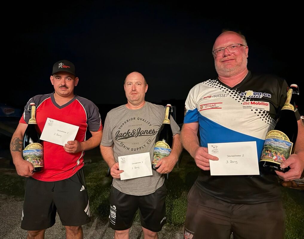 Sieger Kategorie 2 vlnr Str&auml;hl Claudio, L&uuml;thi Heinz, Hofer Michael