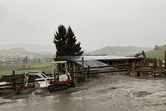 Brand Bauernhaus Danach