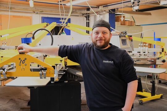 Bild Kleine Druckerei mit grossem Auftrag 