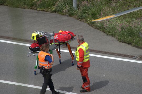 Wislentunnel Unfall Sanis