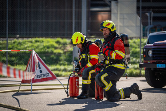 Bild &Ouml;ffentliche &Uuml;bung der Feuerwehr Regio Gumm in Walkringen