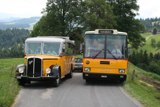 DIGI5345_Saurer L4C und RH oberhalb Moosbad am 1.6.2017